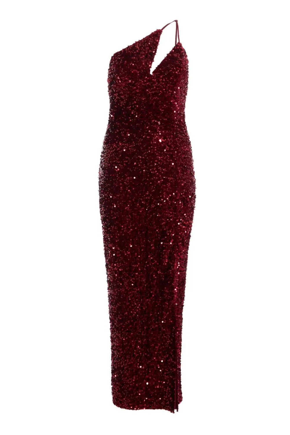 Quiz Prom Dresses|Evening Dresses>Dark Red Sequin Maxi Dress