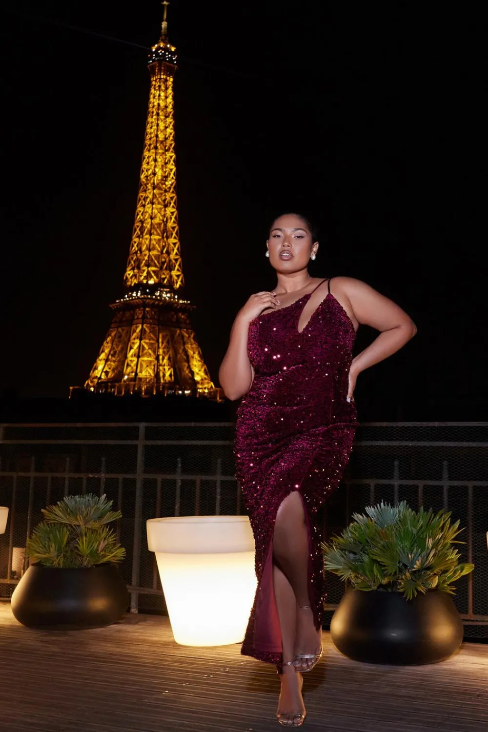 Quiz Prom Dresses|Evening Dresses>Dark Red Sequin Maxi Dress