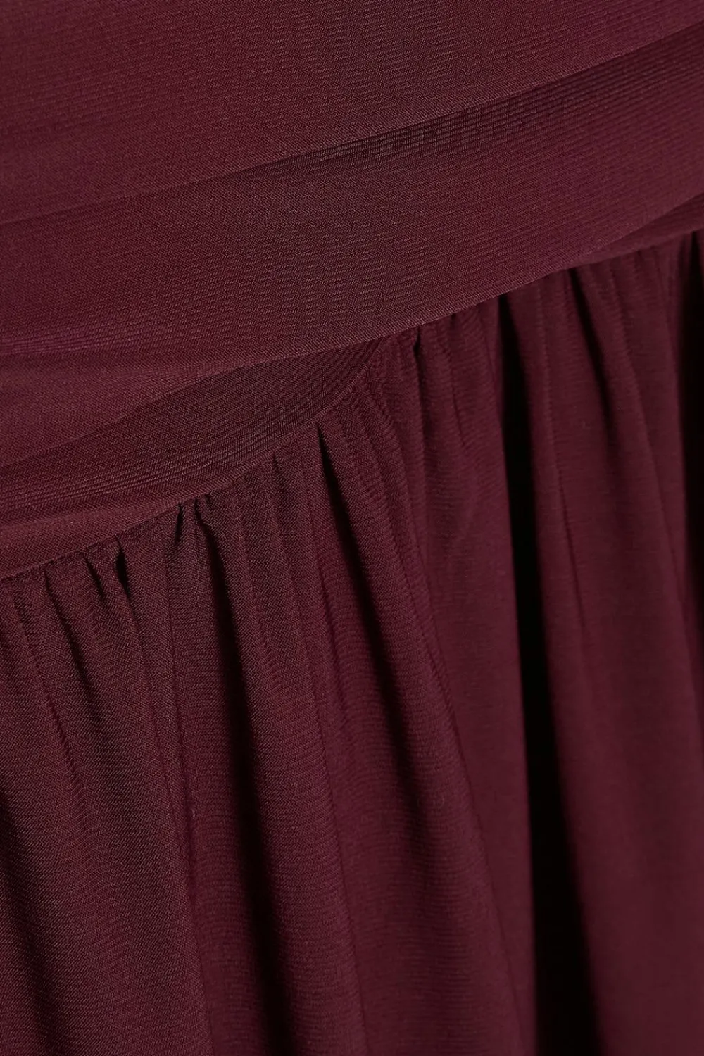 Quiz Evening Dresses|Trending: Red>Dark Red Strapless Corsage Maxi Dress