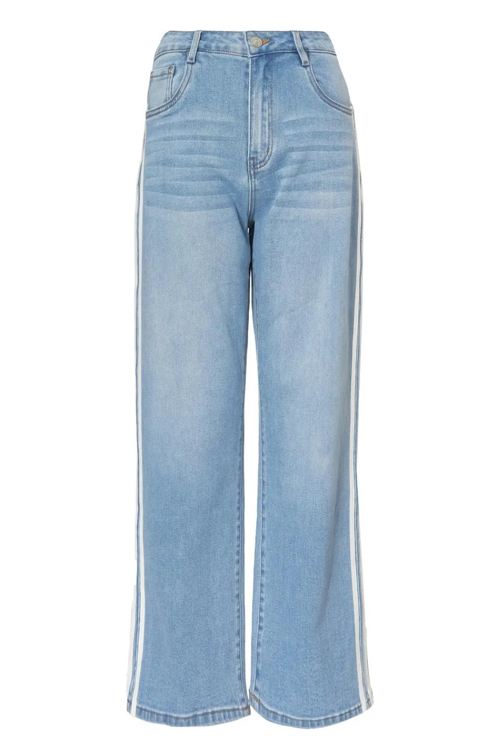 Quiz Trousers|Summer Clothes>Denim Striped Side Jeans
