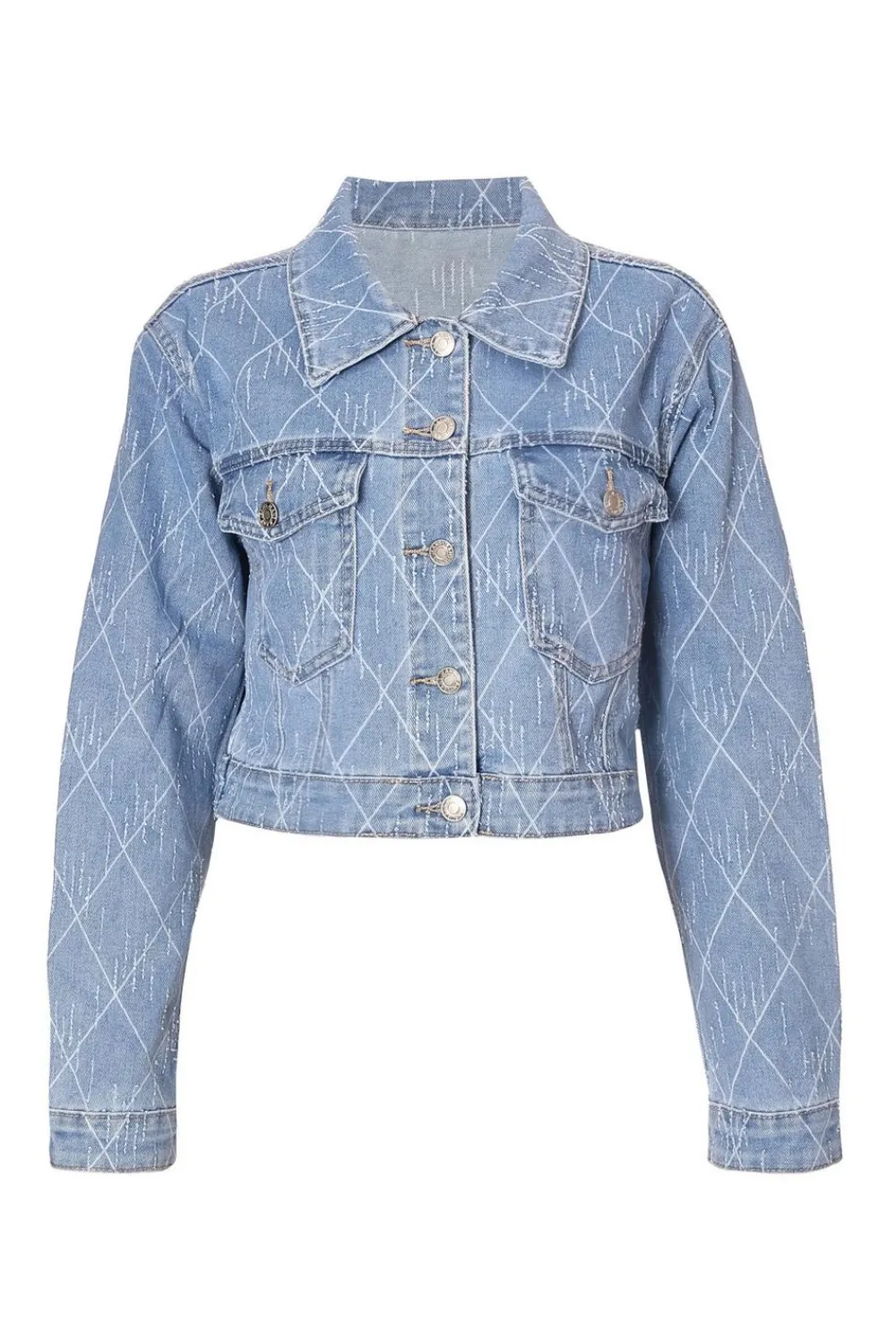 Quiz Summer Clothes|Jackets & Coats>Denim Textured Jacket
