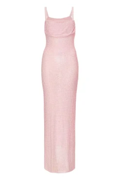 Quiz Prom Dresses|Prom & Ball>Dusty Pink Diamante Maxi Dress