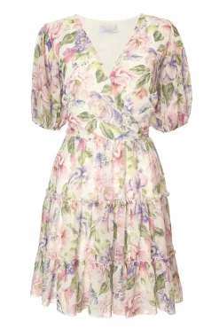 Quiz Day At The Races|Christening Guest>Floral Chiffon Frill Mini Dress