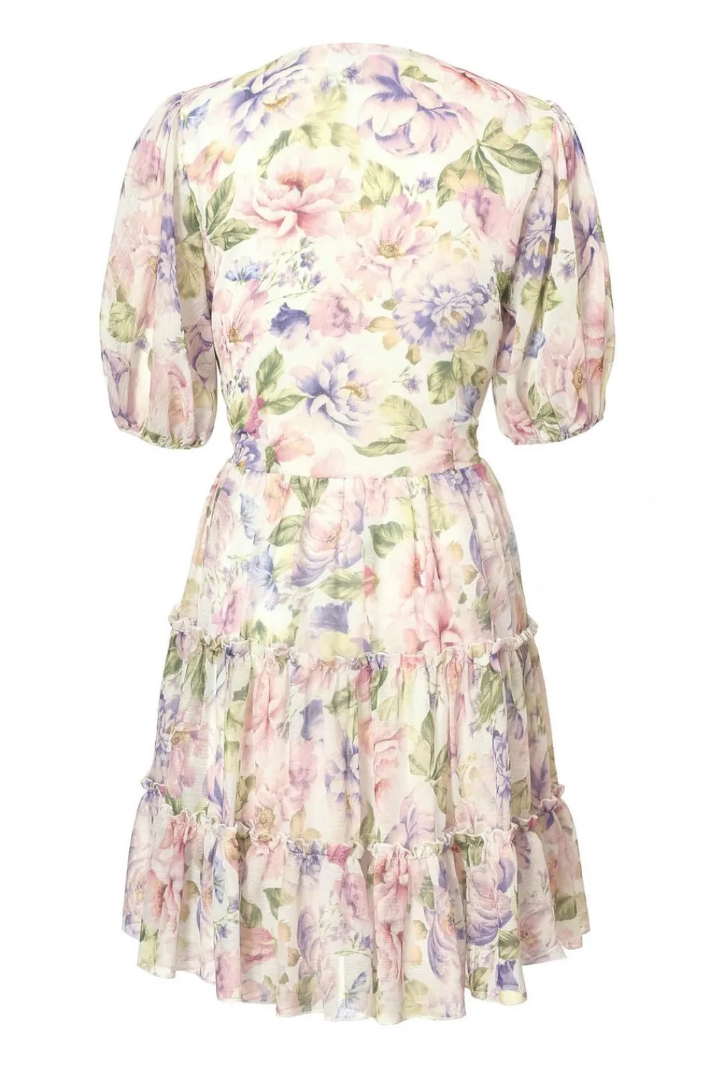 Quiz Day At The Races|Christening Guest>Floral Chiffon Frill Mini Dress