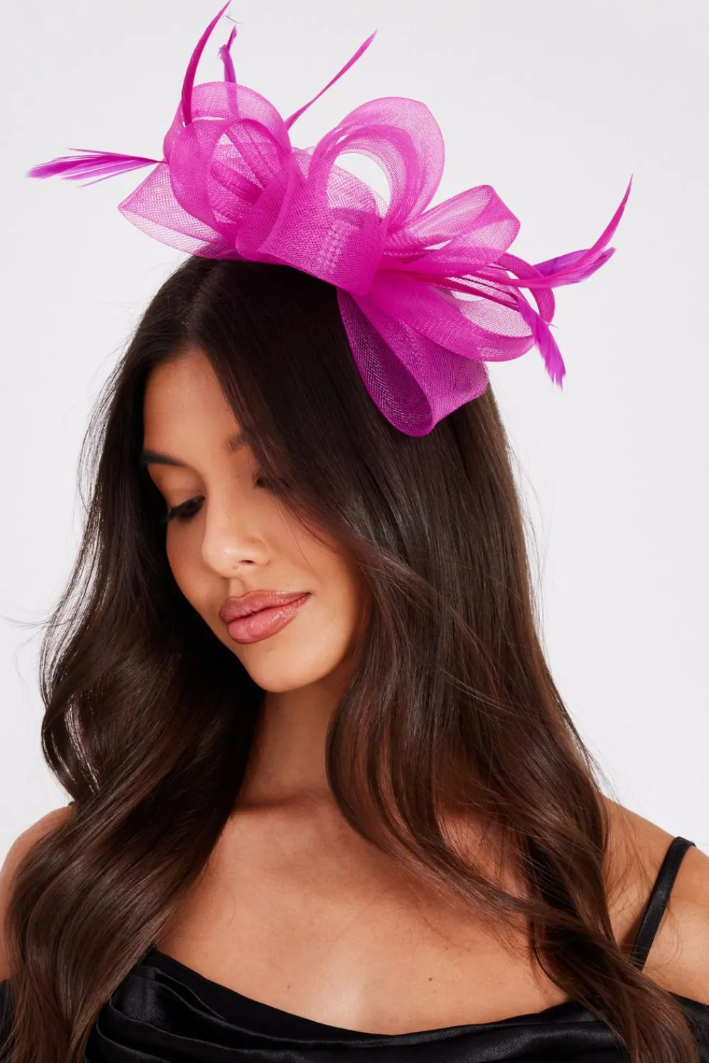 Quiz Wedding Accessories|Fascinators>Diamante Bow Headband Fascinator