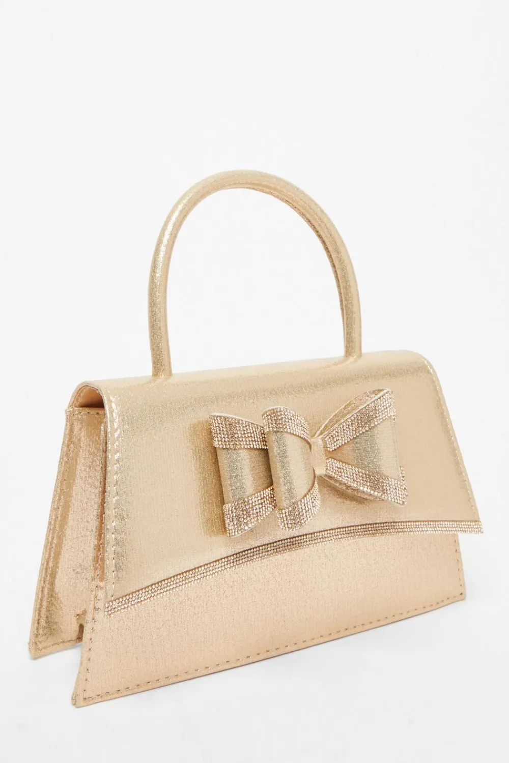 Quiz Bags|Shoe & Bag Sets>Diamante Bow Bag