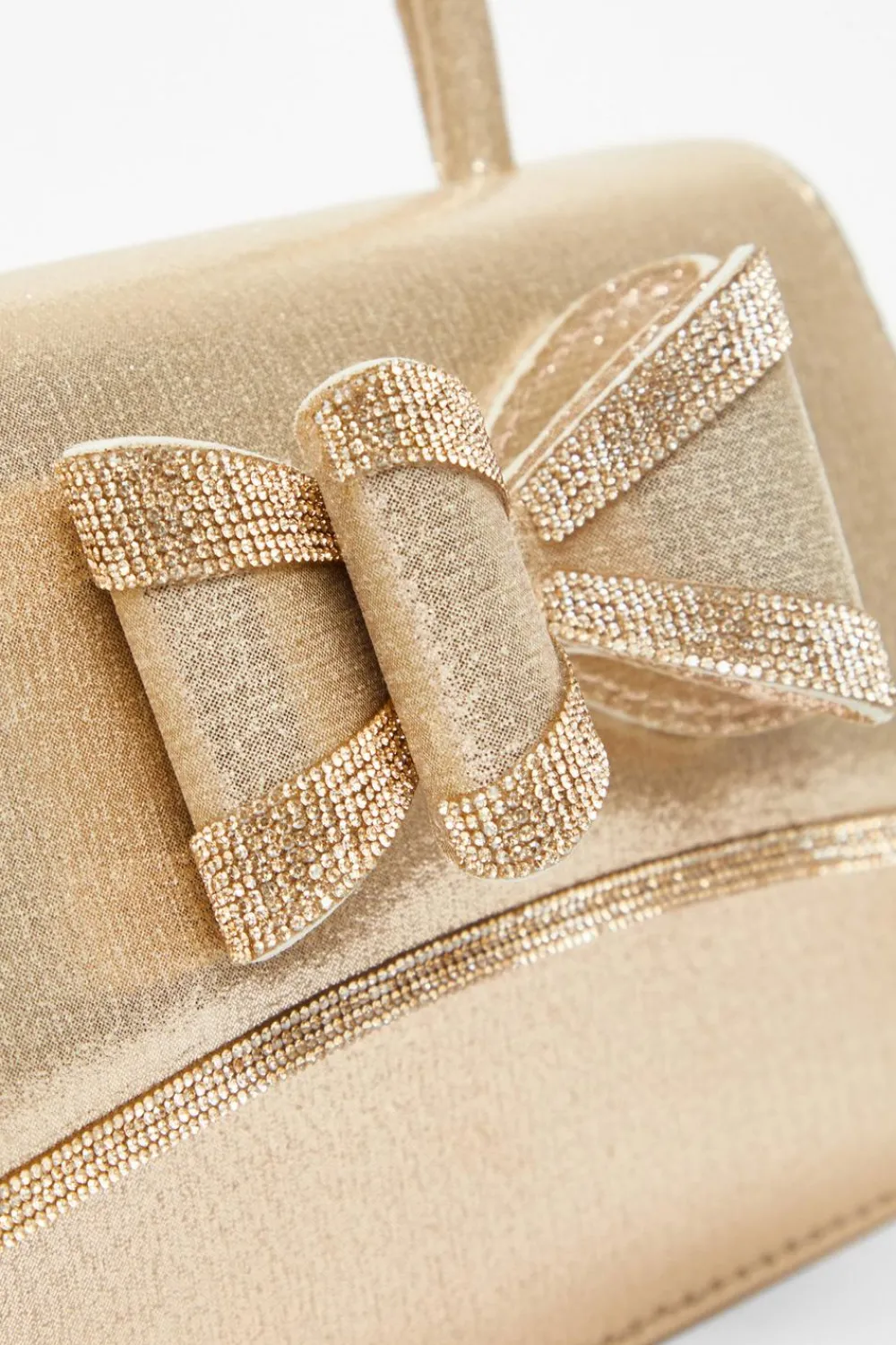 Quiz Bags|Shoe & Bag Sets>Diamante Bow Bag