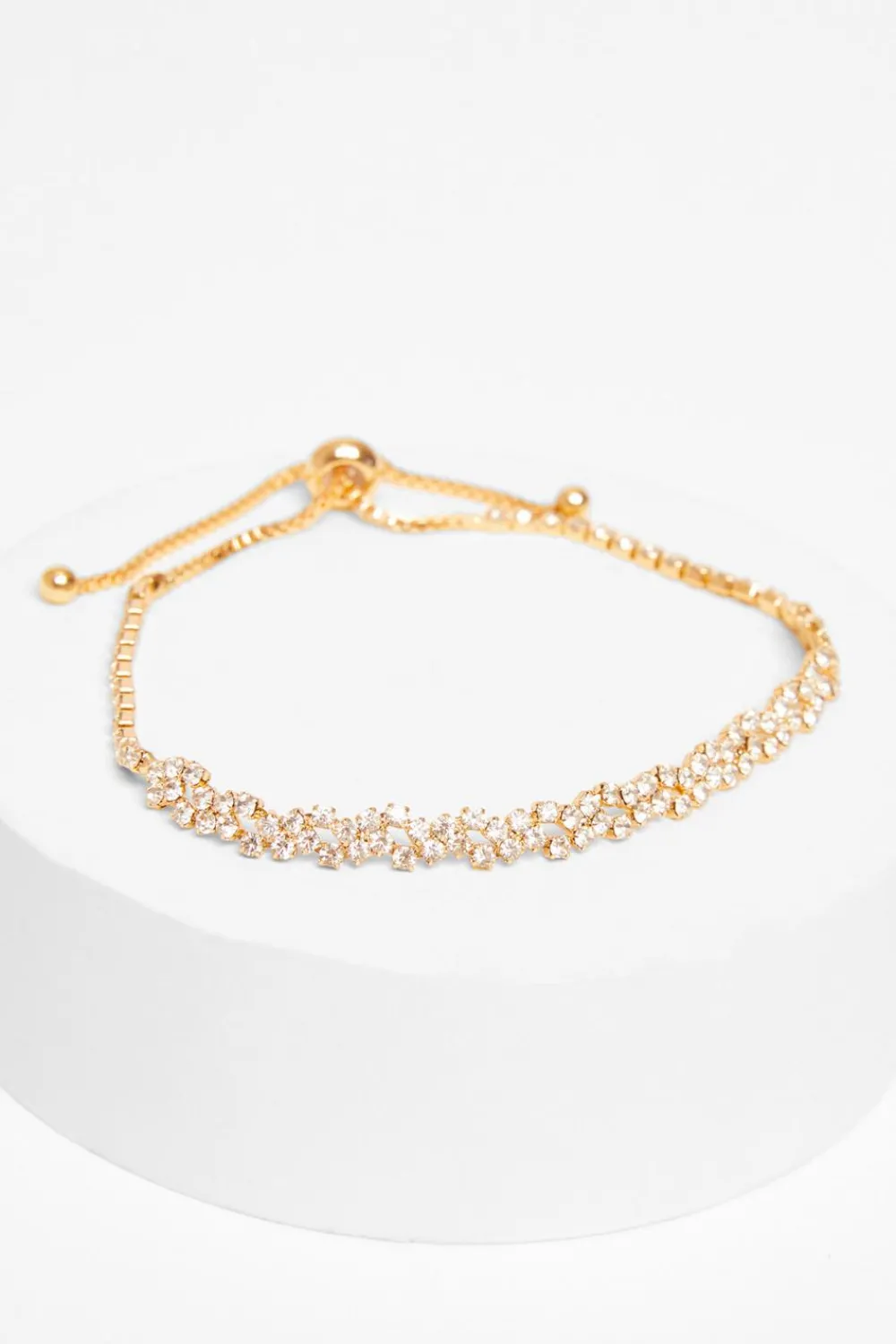 Quiz Wedding Accessories|Jewellery>Gold Diamante Cluster Toggle Bracelet
