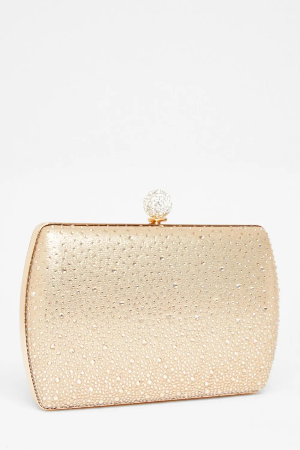 Quiz Wedding Accessories|Bags>Diamante Curve Box Bag