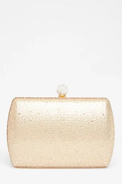 Quiz Wedding Accessories|Bags>Diamante Curve Box Bag