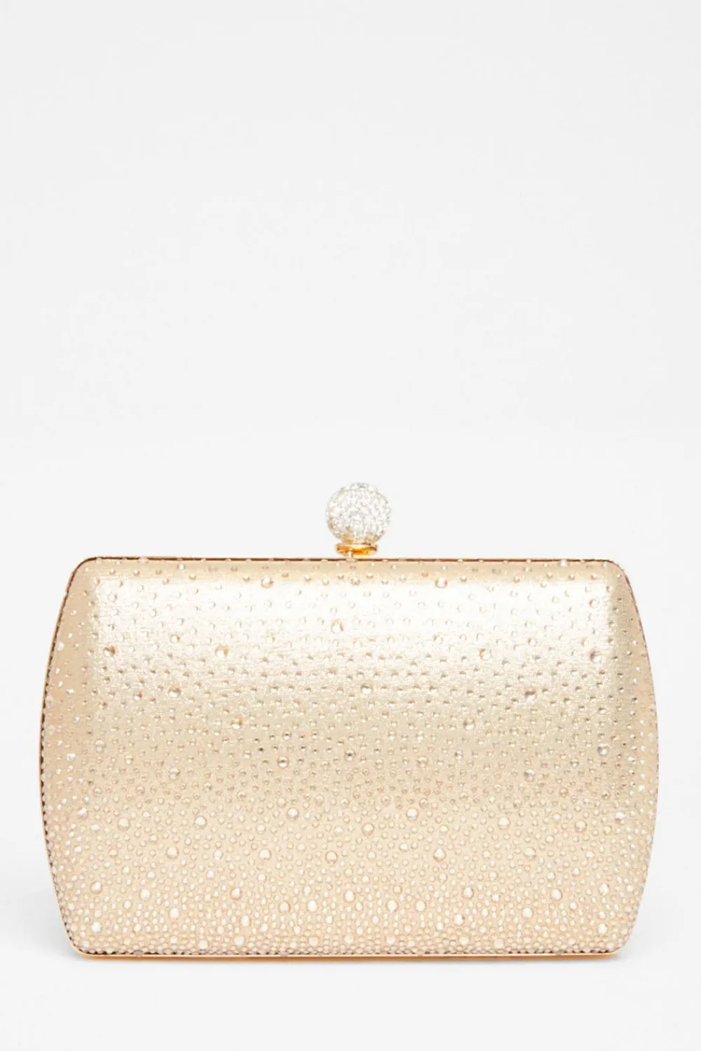Quiz Wedding Accessories|Bags>Diamante Curve Box Bag
