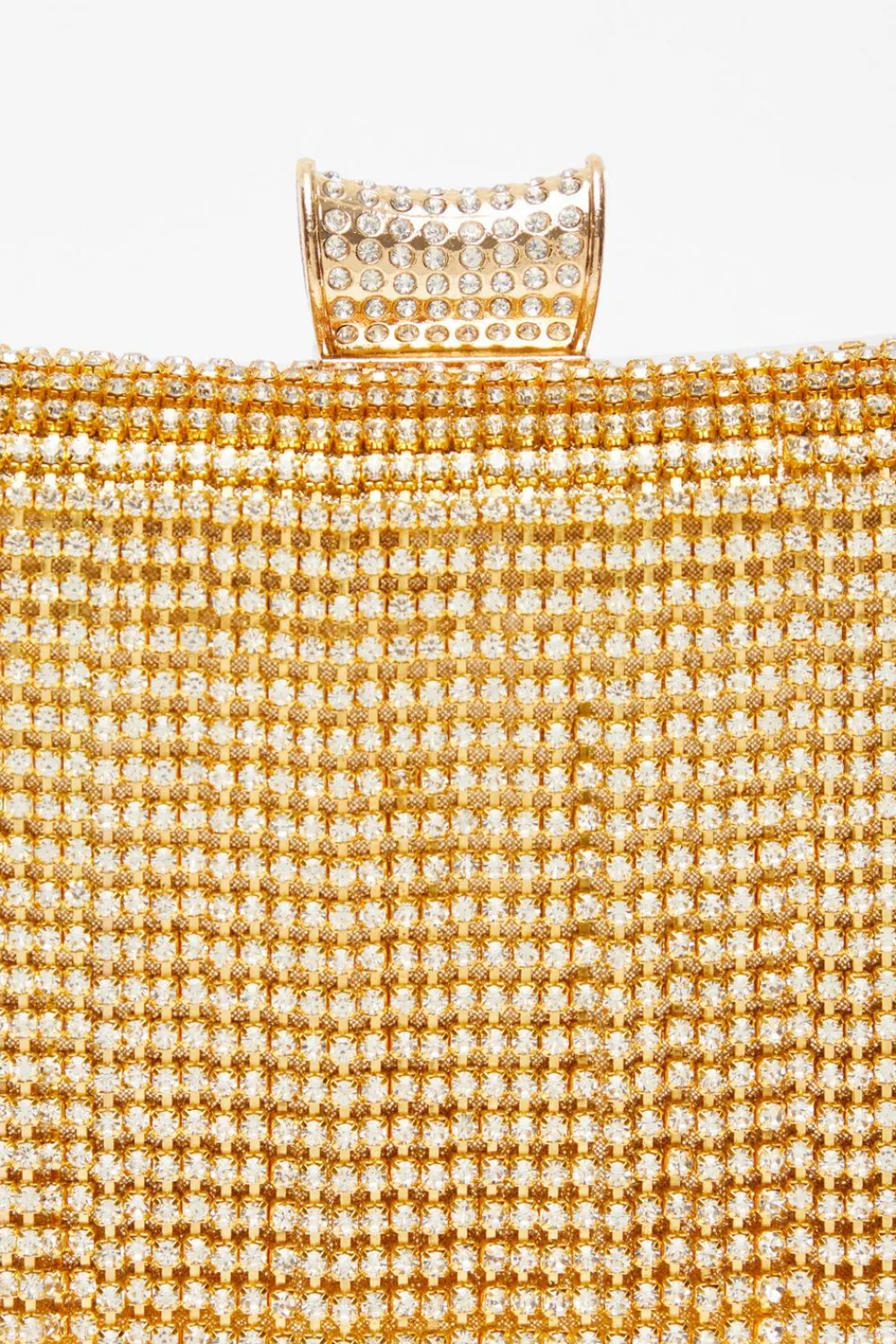 Quiz Bags|Prom & Ball>Gold Diamante Fringe Box Bag
