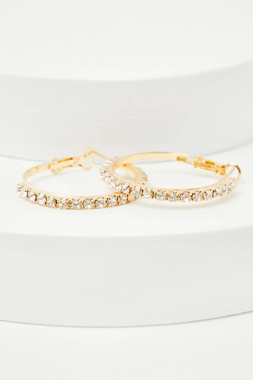 Quiz Jewellery|Earrings>Diamante Hoop Earrings