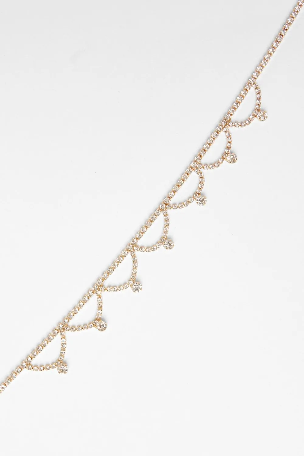 Quiz Jewellery|Occasion Jewellery>Diamante Scalloped Choker