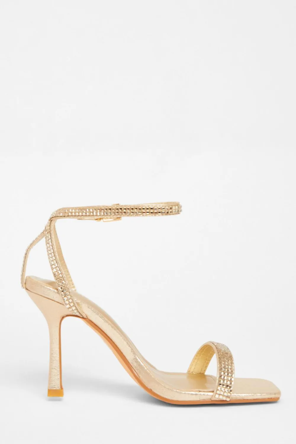 Quiz Occasion Shoes|Heels>Diamante Strap Heels
