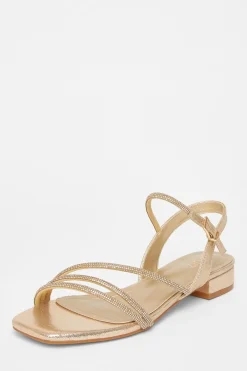 Quiz Sandals|Occasion Shoes>Diamante Strappy Sandals