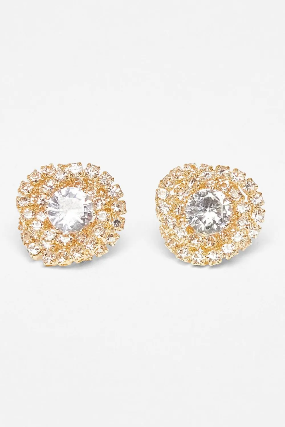 Quiz Wedding Accessories|Jewellery>Diamante Swirl Earrings