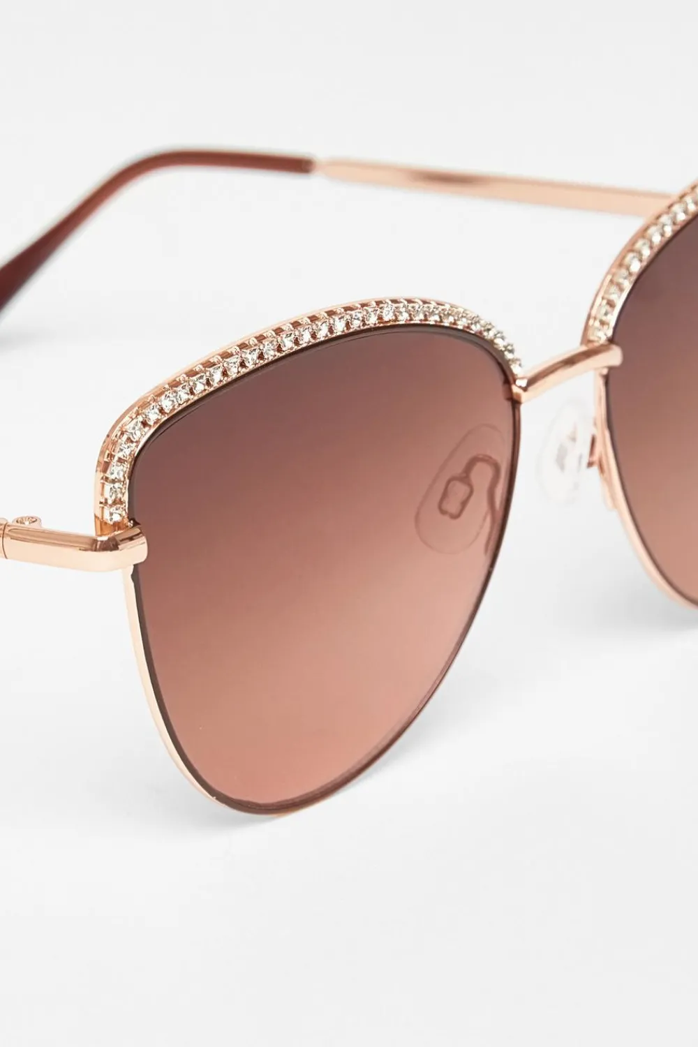Quiz Holiday Accessories>Diamante Trim Sunglasses