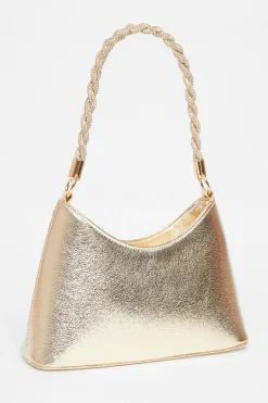 Quiz Wedding Accessories|Bags>Diamante Twist Handle Bag