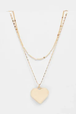 Quiz Jewellery>Gold Heart Layered Necklace