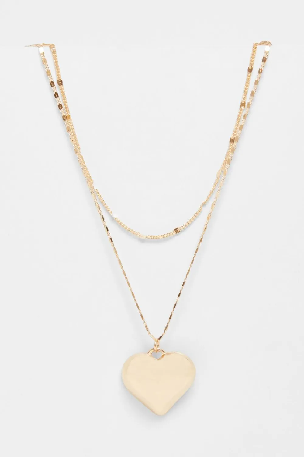 Quiz Jewellery>Gold Heart Layered Necklace