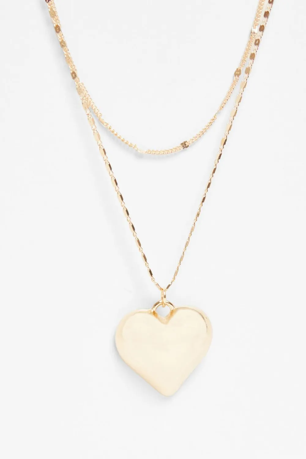 Quiz Jewellery>Gold Heart Layered Necklace