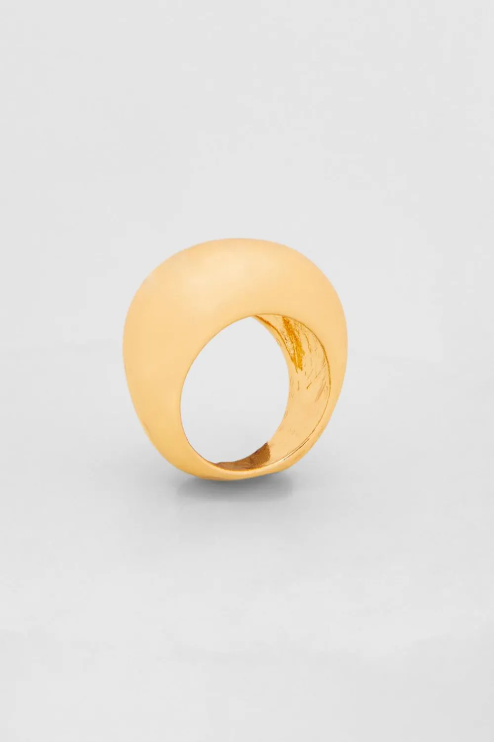 Quiz Jewellery>Gold Metal Sphere Ring
