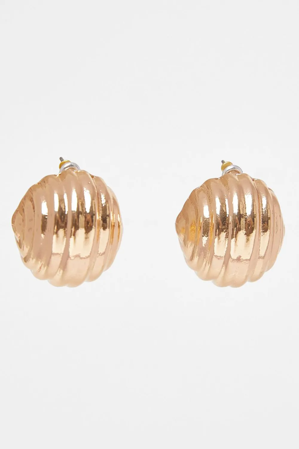 Quiz Jewellery|Earrings>Textured Dome Stud Earrings