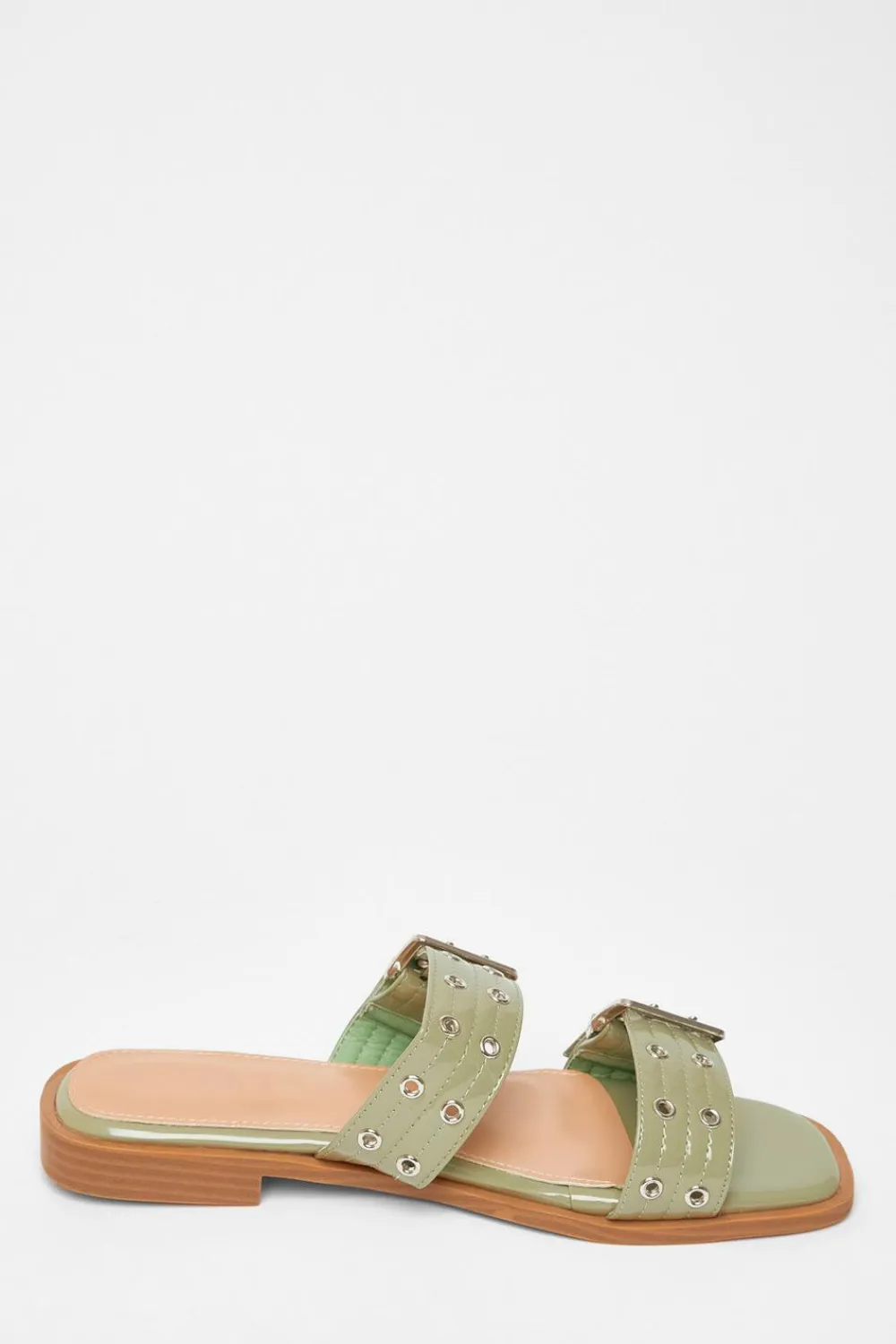 Quiz Sandals|Holiday Shoes>Buckle Flat Sandals
