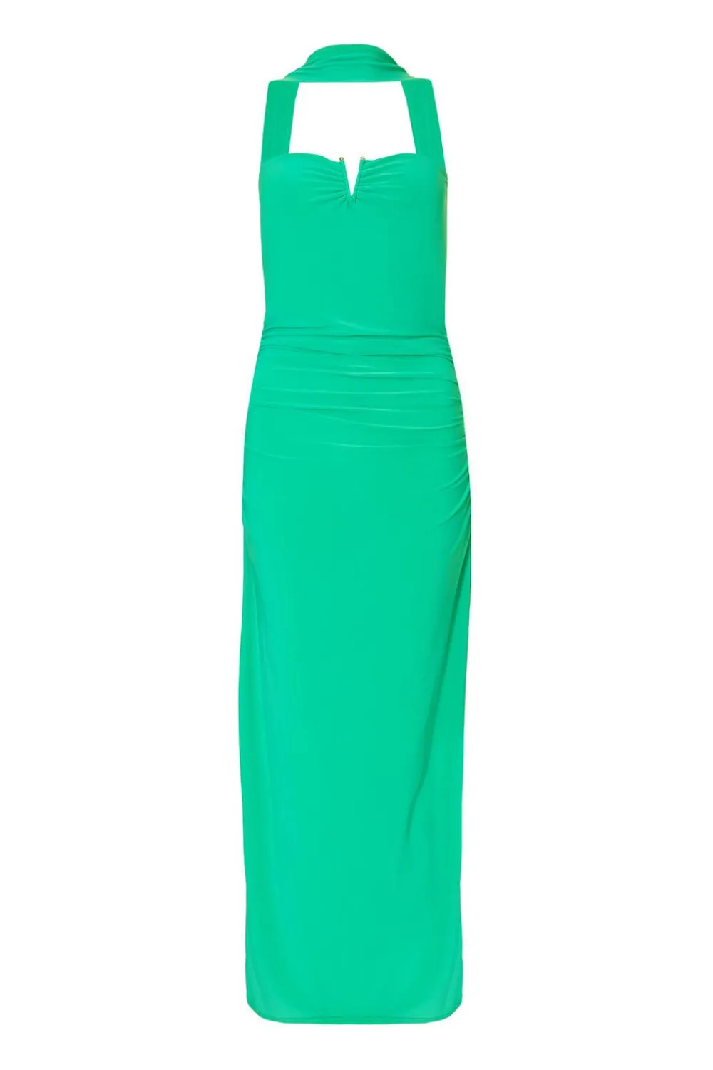 Quiz Day At The Races|Christening Guest>Collar Detail Ruched Midaxi Dress