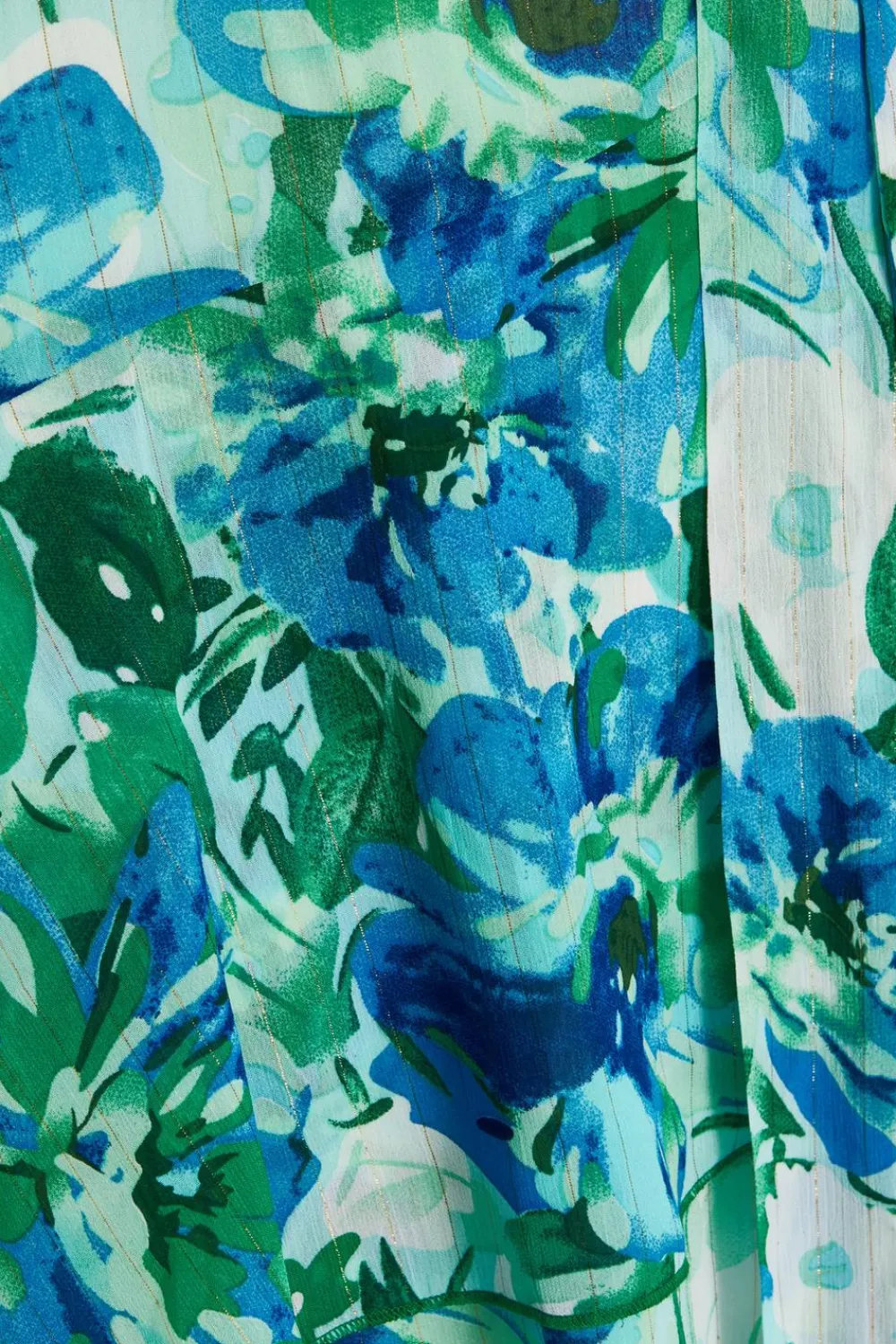 Quiz Evening Dresses|Christening Guest>Green Floral Wrap Chiffon Skater Dress
