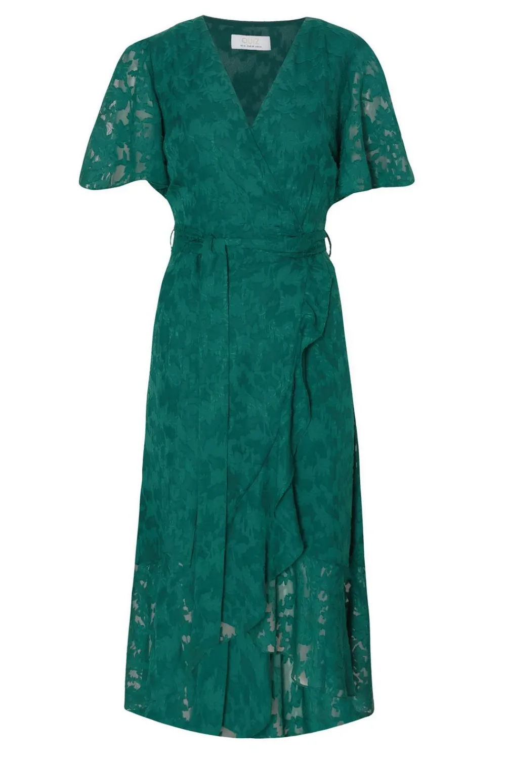 Quiz Evening Dresses|Day At The Races>Jacquard Wrap Midi Dress