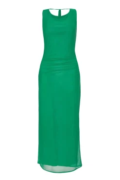 Quiz Summer Clothes|Holiday>Green Mesh Midaxi Dress
