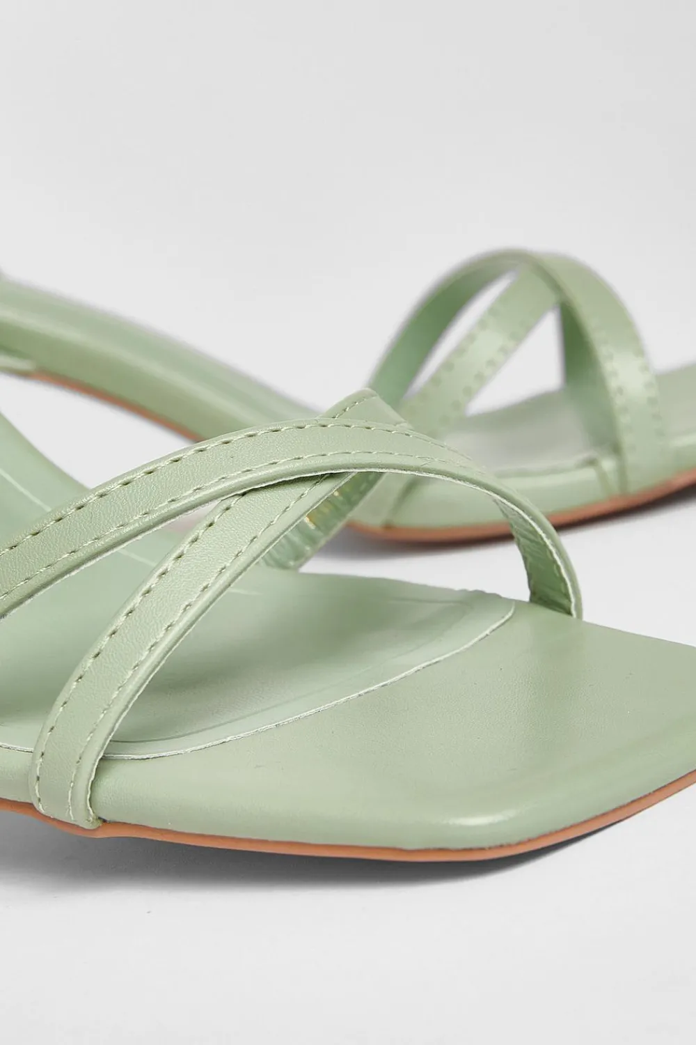 Quiz Shoe & Bag Sets|Sandals>Strappy Flared Heels