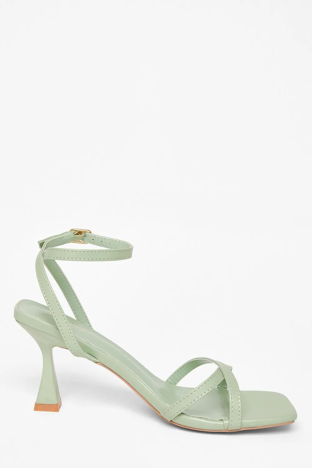 Quiz Shoe & Bag Sets|Sandals>Strappy Flared Heels