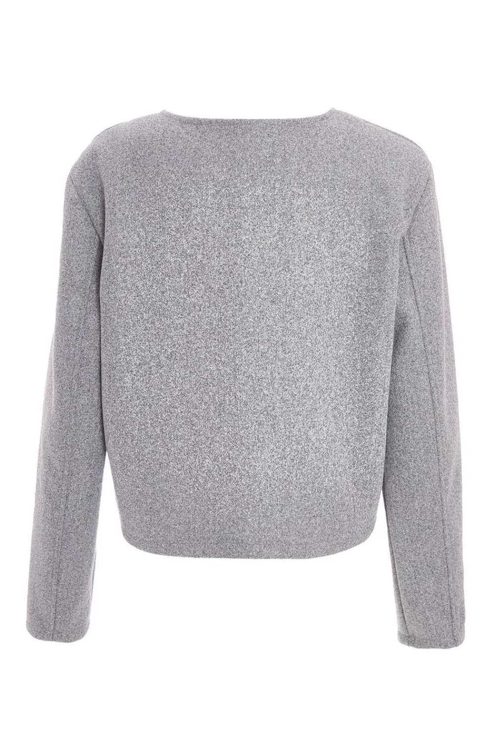 Quiz Workwear|Jackets & Coats>Grey Cropped Jacket