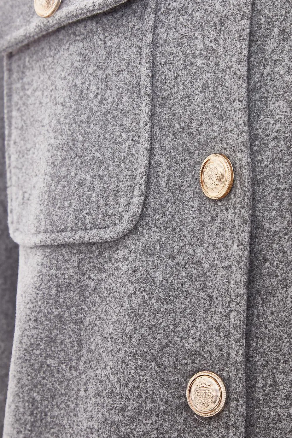 Quiz Workwear|Jackets & Coats>Grey Cropped Jacket