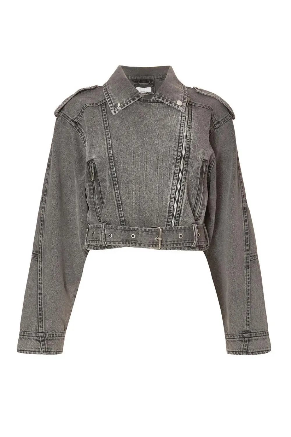 Quiz Jackets & Coats|Everyday Essentials>Denim Biker Jacket