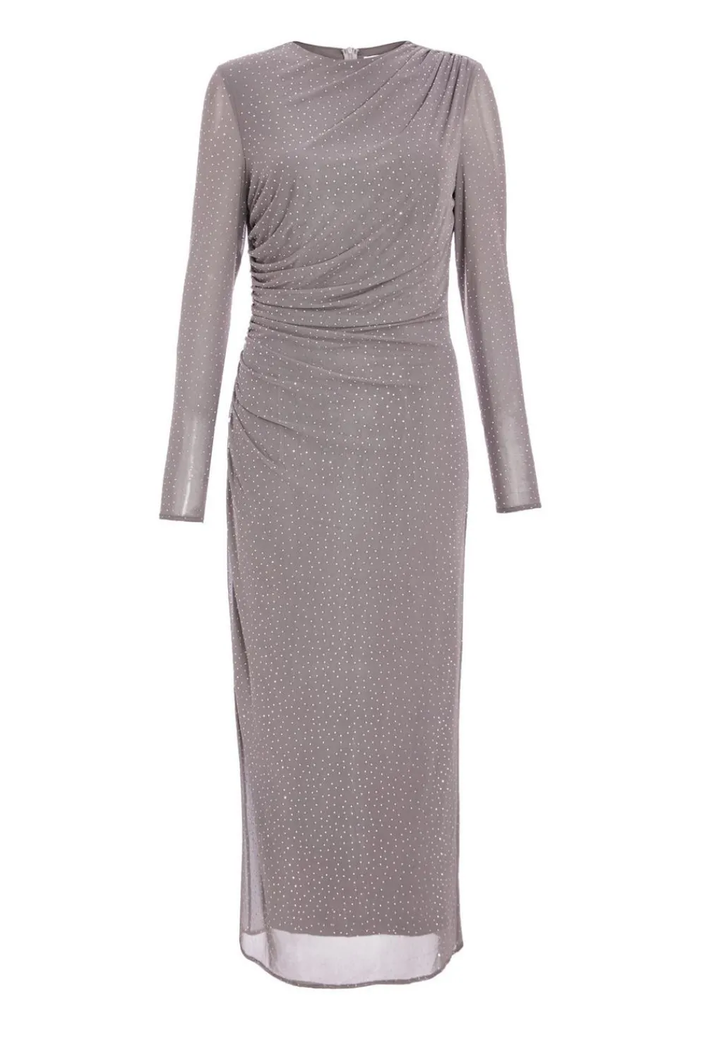 Quiz Prom & Ball|Evening Dresses>Mesh Diamante Maxi Dress