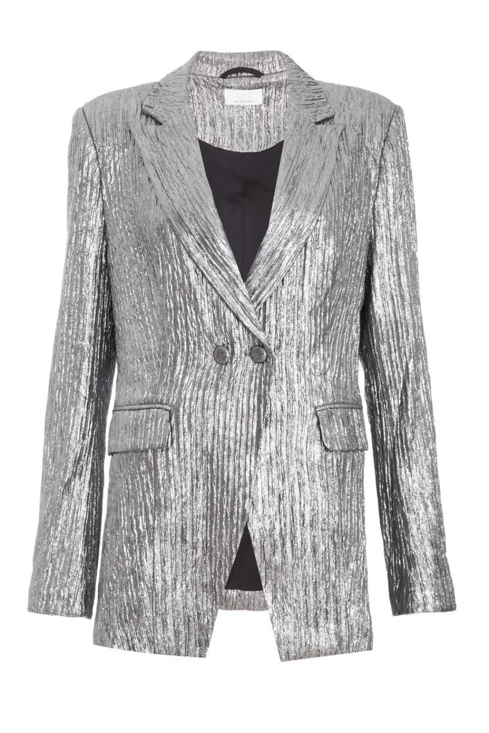Quiz Jackets & Coats|Co-Ords>Grey Metallic Blazer