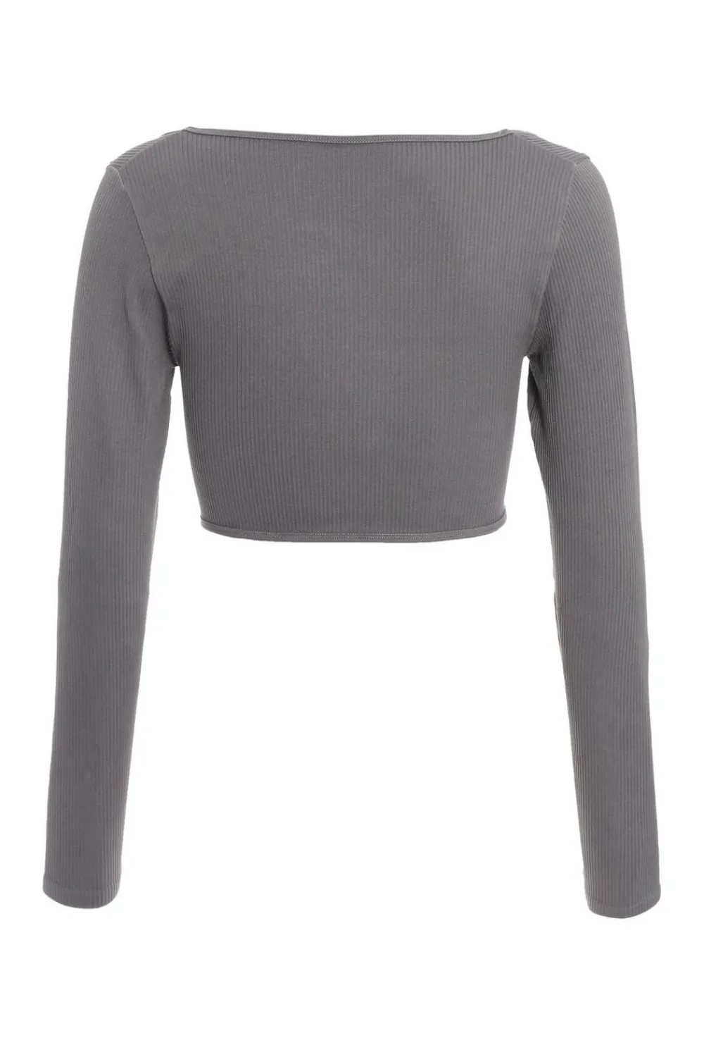 Quiz Day Tops|Crop Tops>Ribbed Crop Top