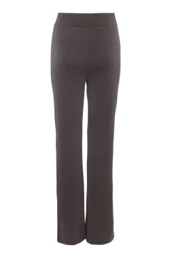 Quiz Trousers|Casual Clothing>Grey Stretch Wide Leg Trousers