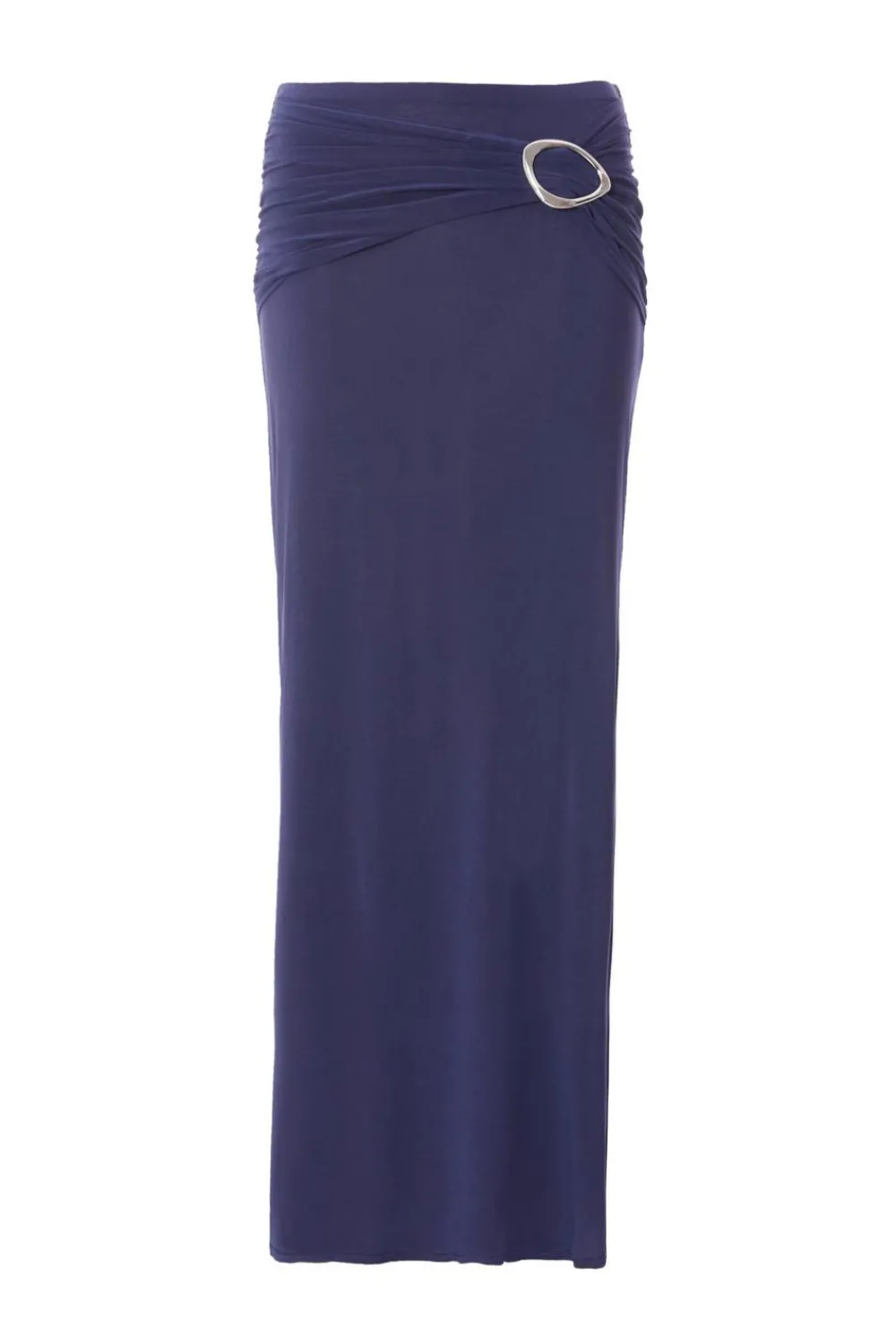 Quiz Skirts|Going Out>Indigo Buckle Detail Maxi Skirt
