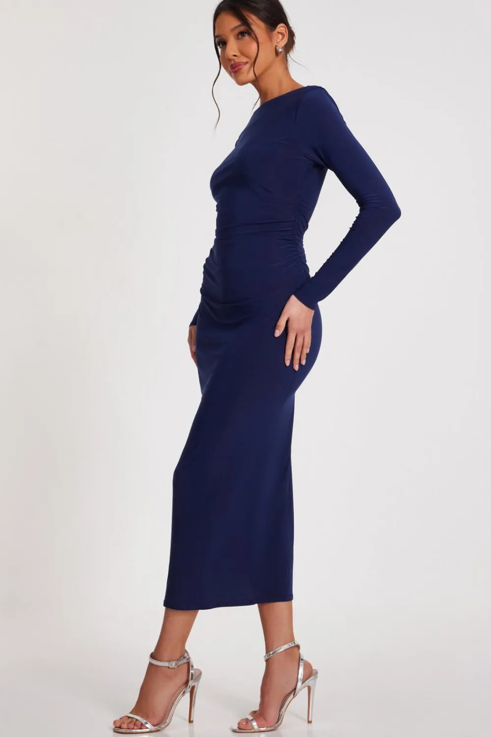 Quiz Workwear|Going Out>Ruched Midaxi Dress