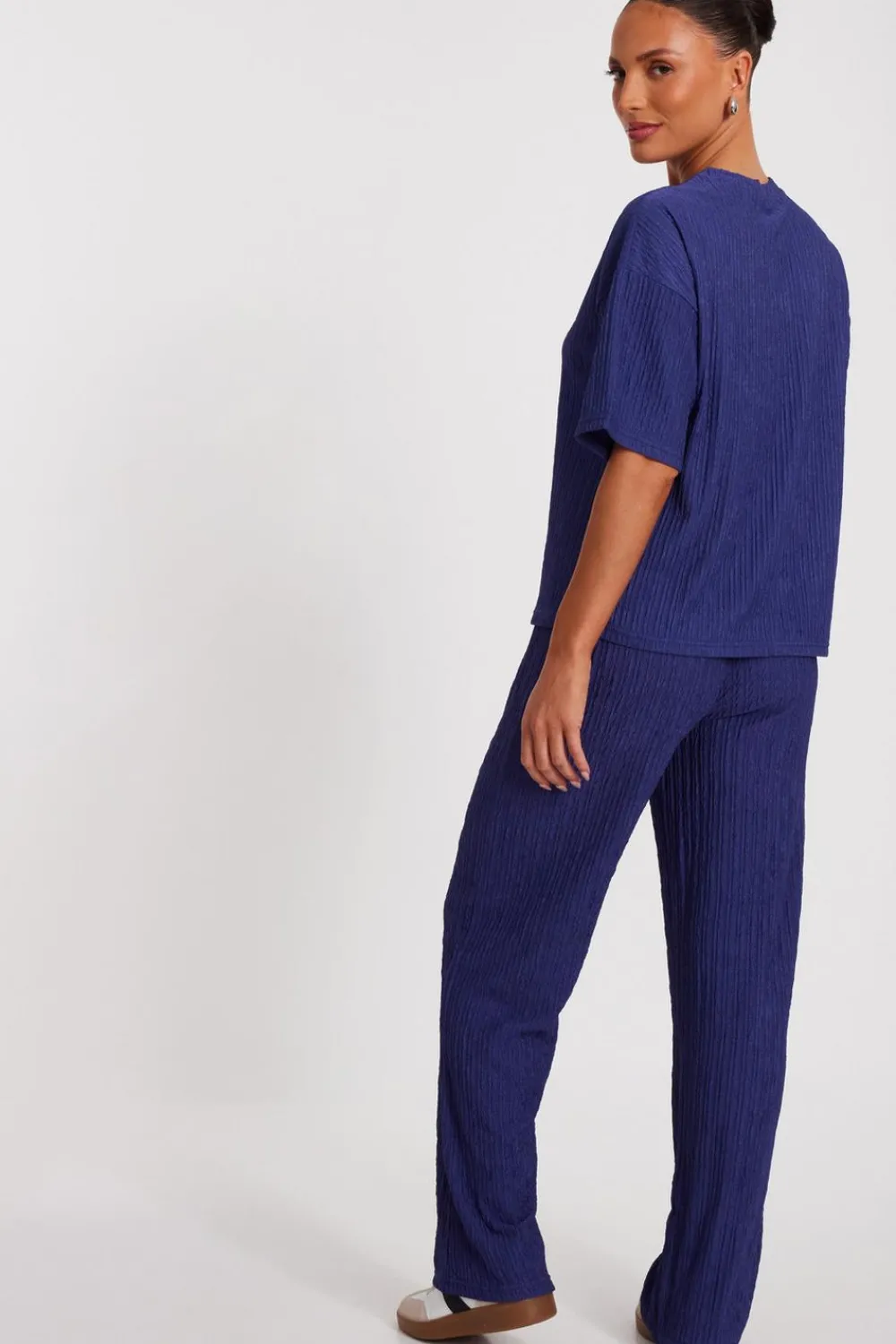 Quiz T-Shirts|Summer Tops>Textured T-Shirt
