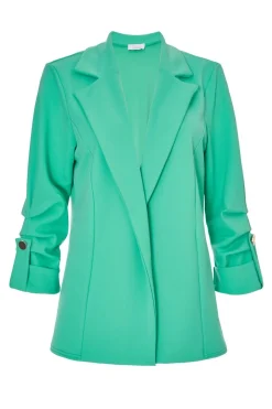 Quiz Workwear|Jackets & Coats>Ruched Sleeve Blazer