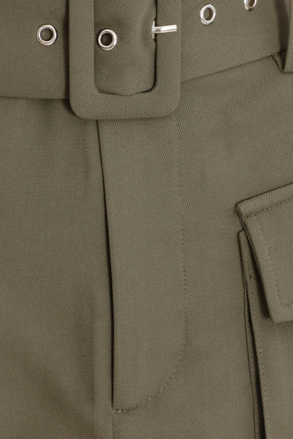 Quiz Casual Clothing>Khaki Belted Cargo Skort