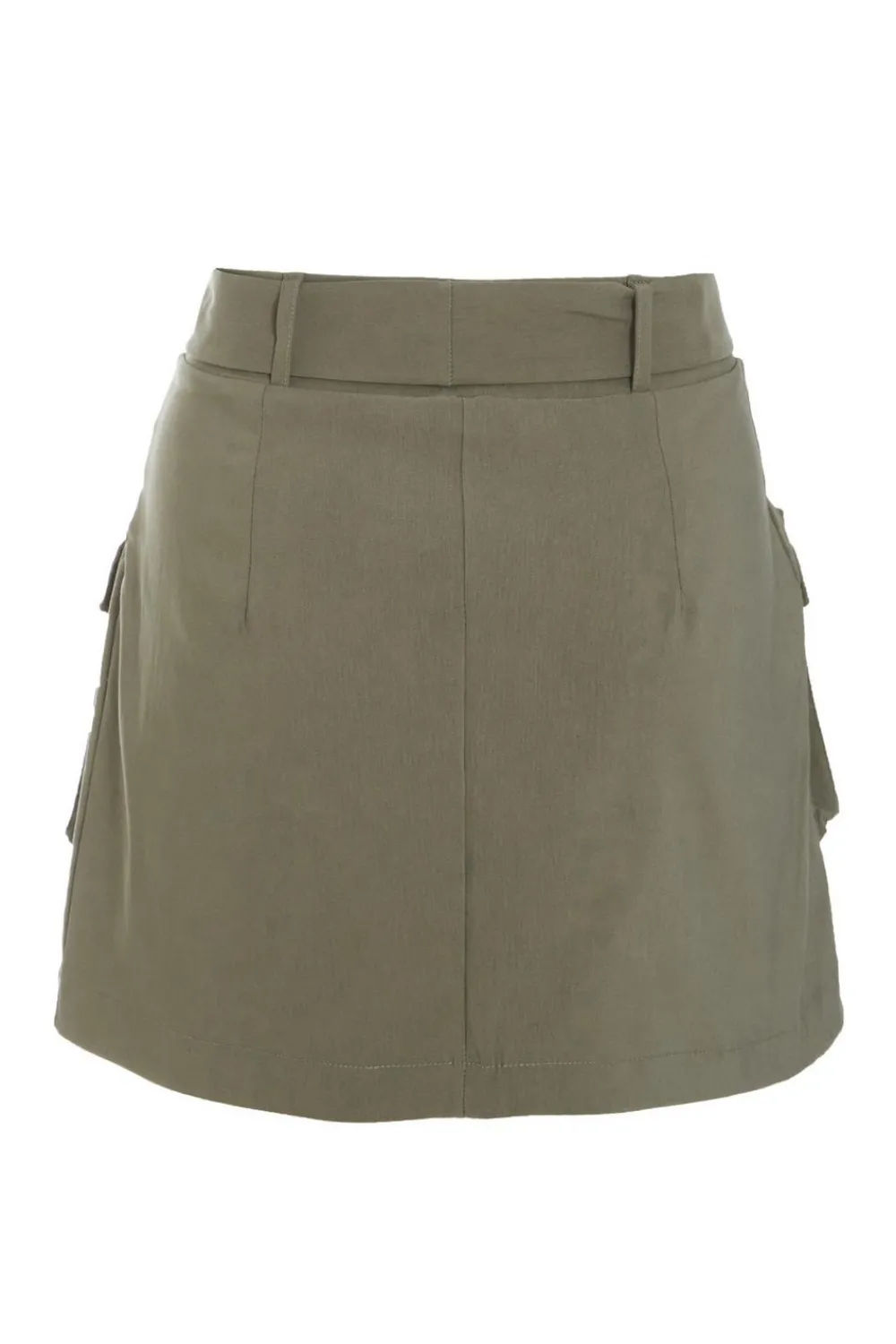 Quiz Skirts|Holiday>Khaki Cargo Mini Skirt