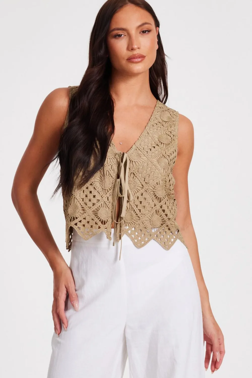 Quiz Waistcoat|Summer Tops>Crochet Waistcoat