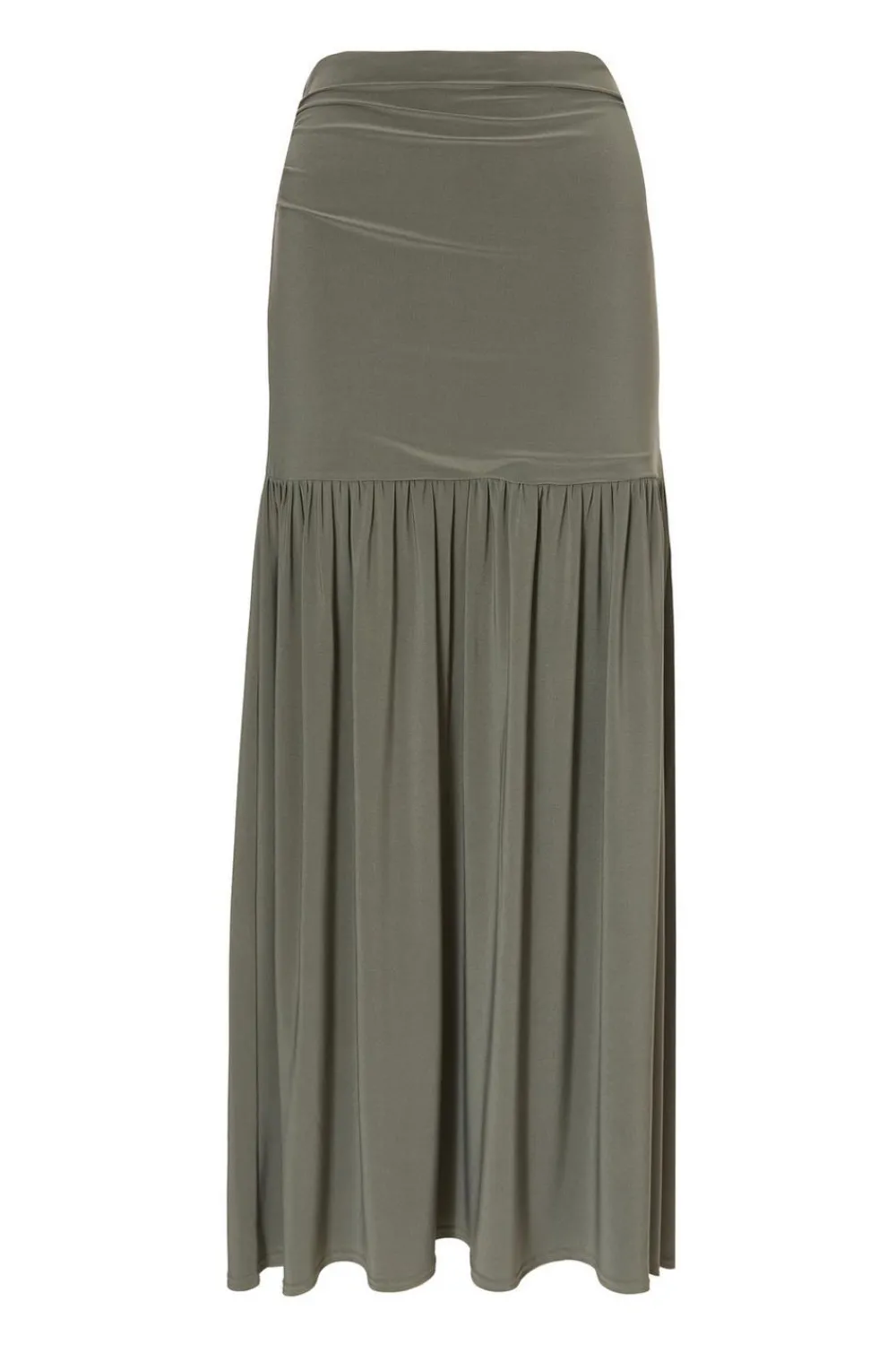 Quiz Summer Clothes|Skirts>Khaki Drop Waist Midaxi Skirt